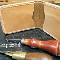 leather wallet making tutorial